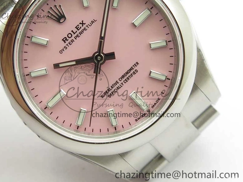 MiroTime 1103 Oyster Perpetual 31mm 277200 EWF Best Edition Pink Dial on SS Bracelet 6T Sophisticated 2776